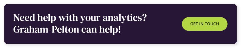 Need help with your analytics? Graham-Pelton can help! Get in touch.